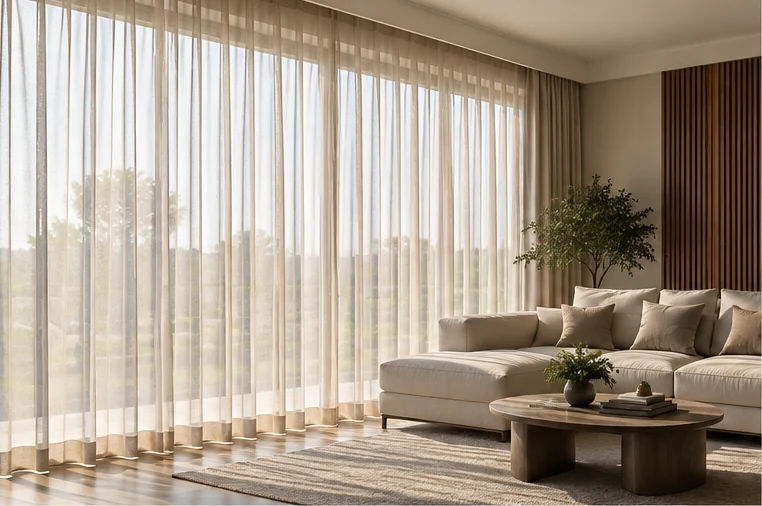 Sheer curtains