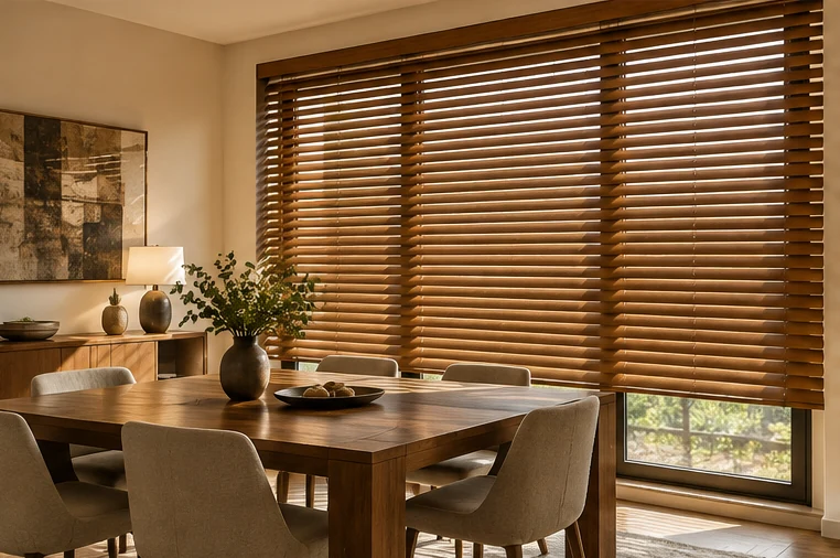 Wooden Blinds Natural Wood