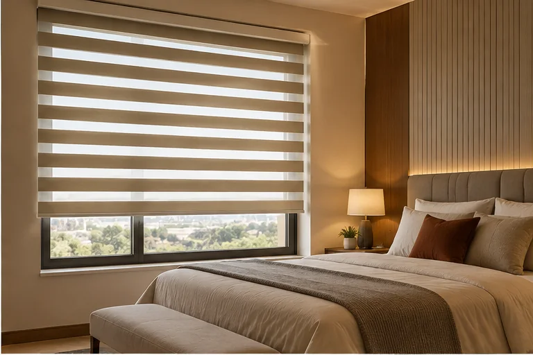 Bedroom blinds and curtains inspiration
