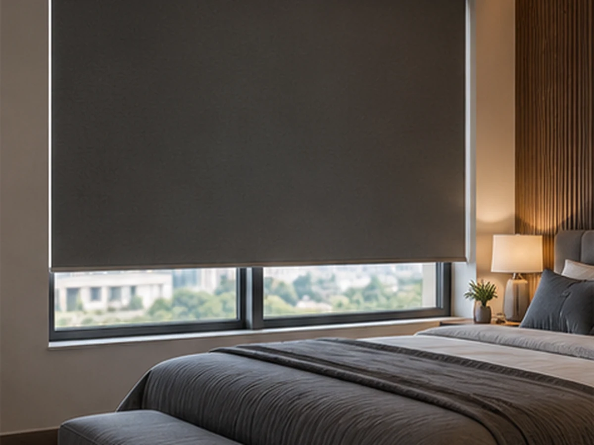 Roller Blinds Graphite Blackout