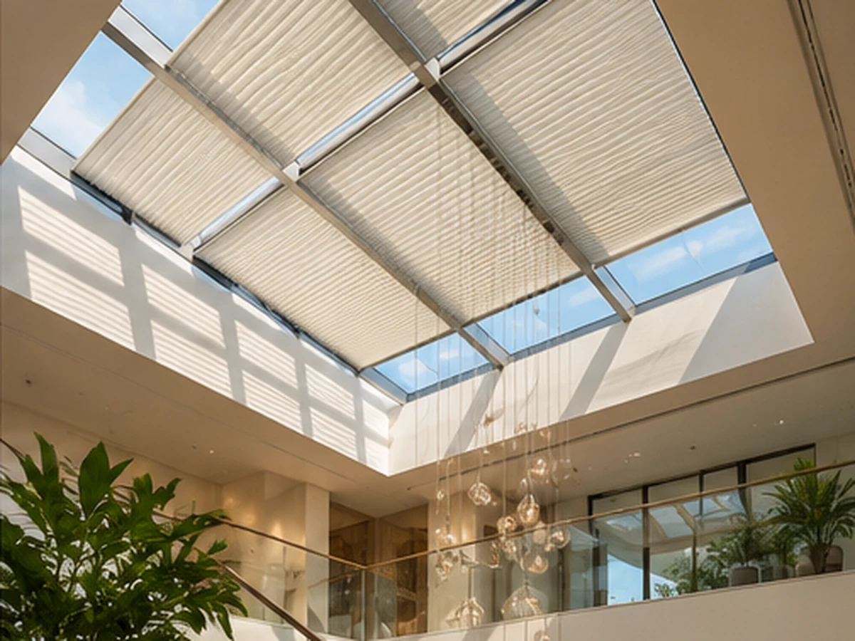Skylight Blinds Double-Height Skylight