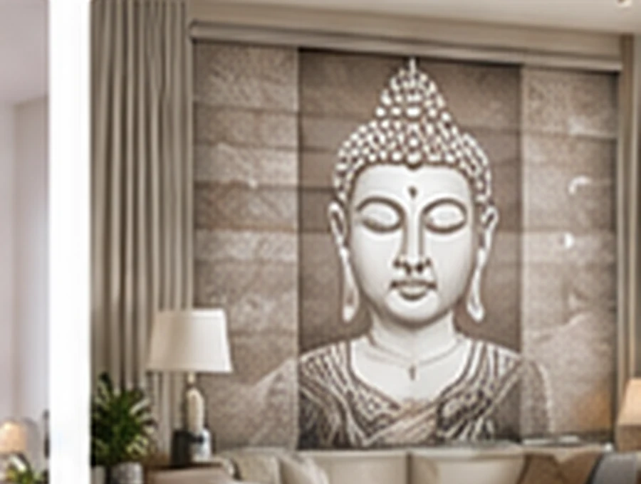 Spiritual Print customised blind design