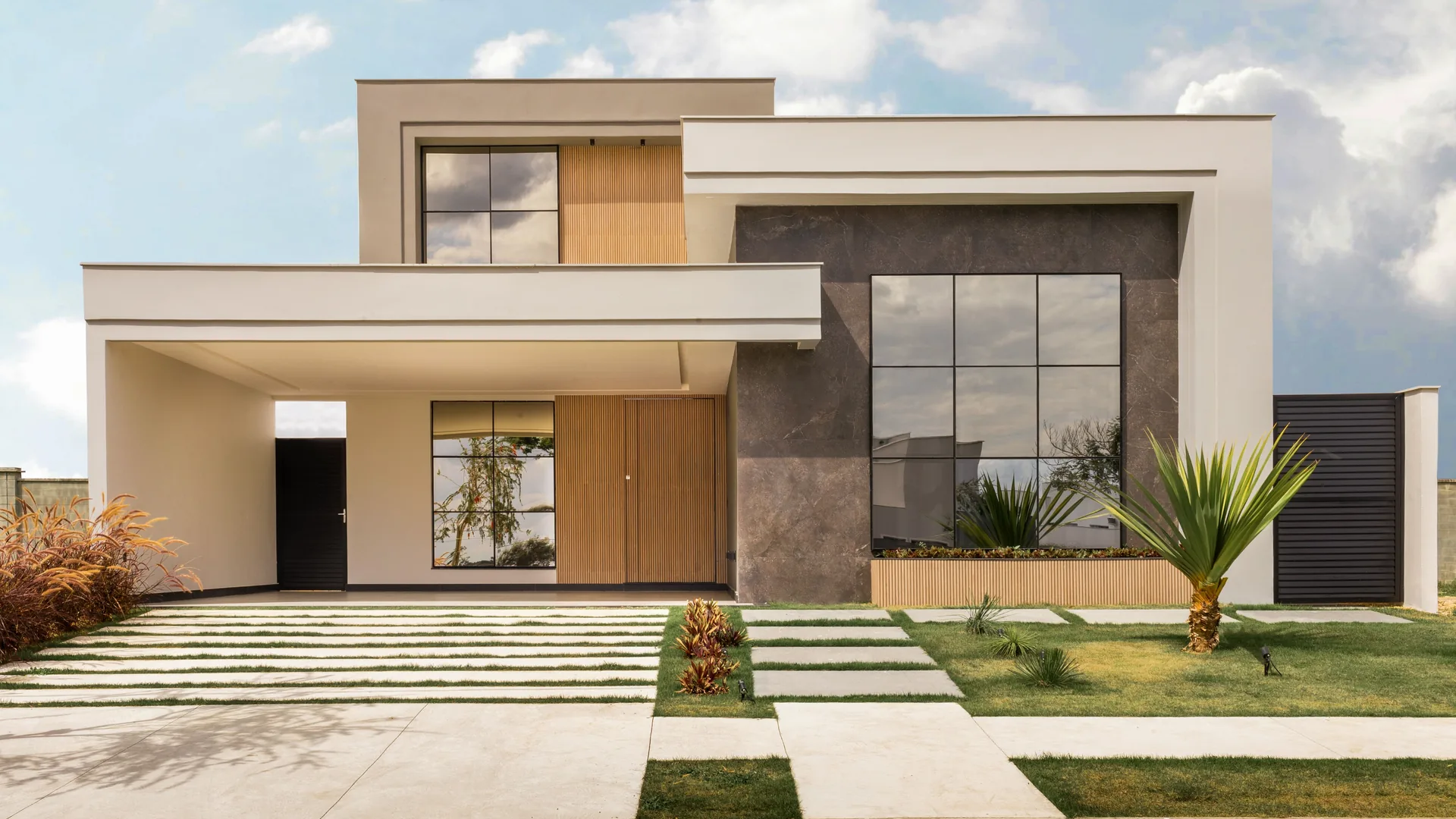 Modern home with premium windows and doors